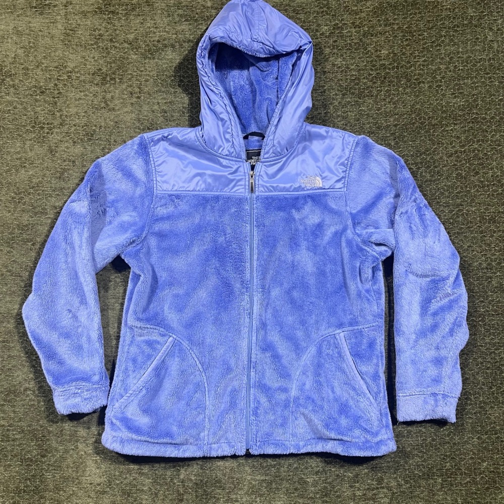 The North Face Fleece Hoodie Womens XL Blue Denali Style Full Zip ARHB